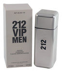 Carolina Herrera 212 VIP Men Eau de Toilette tester box and bottle, 100ml, Oriental Woody fragrance for men.