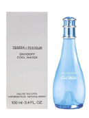 Davidoff Cool Water Eau de Toilette tester bottle with box, 100ml, flowery fragrance, new and untouched.