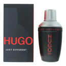 Hugo Boss Just Different fragrance featuring a sleek black bottle and stylish packaging.