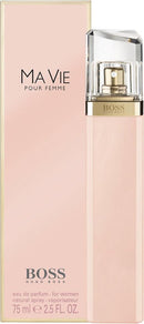 Hugo Boss Ma Vie Pour Femme Eau de Parfum 75ml, floral fragrance for women with cactus blossom and cedarwood notes.