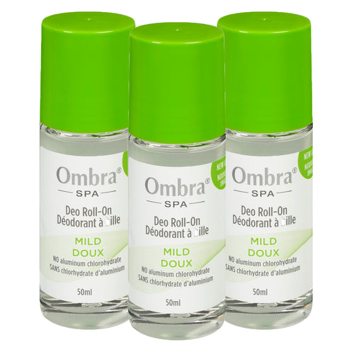Ombra Mild Roll-On Deodorant 3-Pack